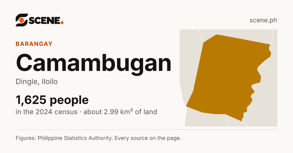 Camambugan, Dingle, barangay: 1,625 people in the 2024 census