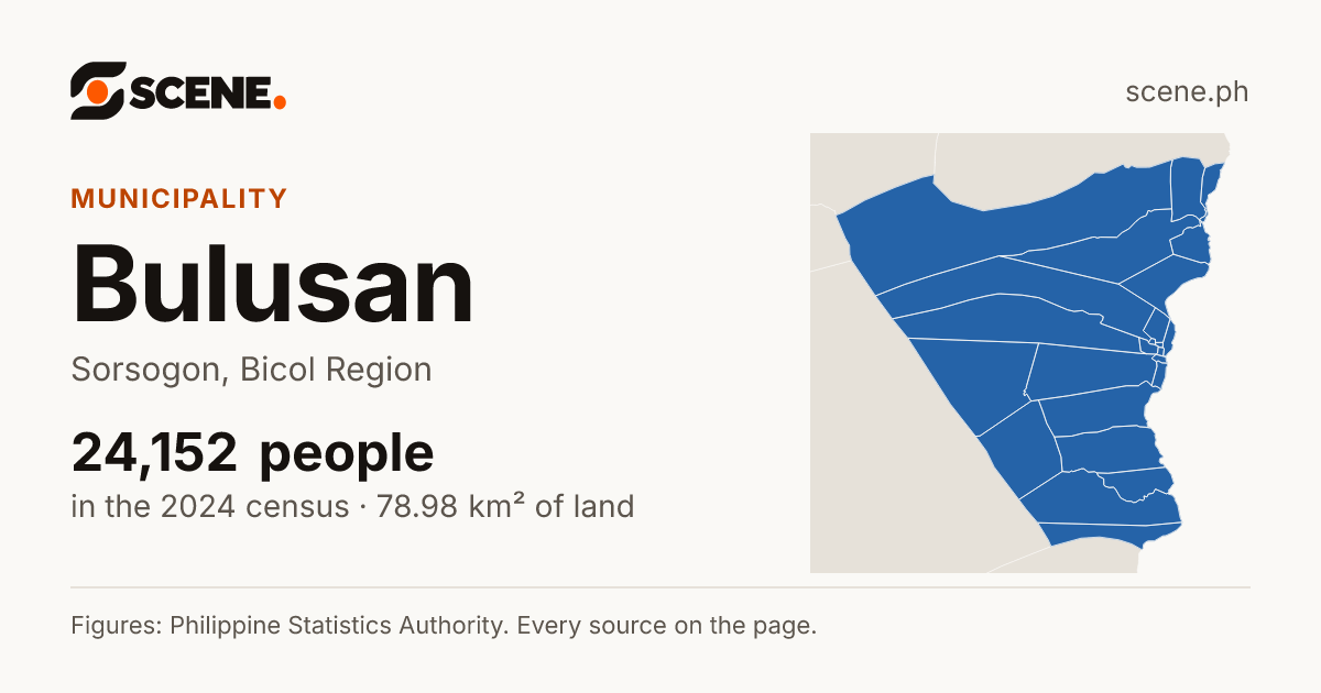 Bulusan, Sorsogon, municipality: 24,152 people in the 2024 census