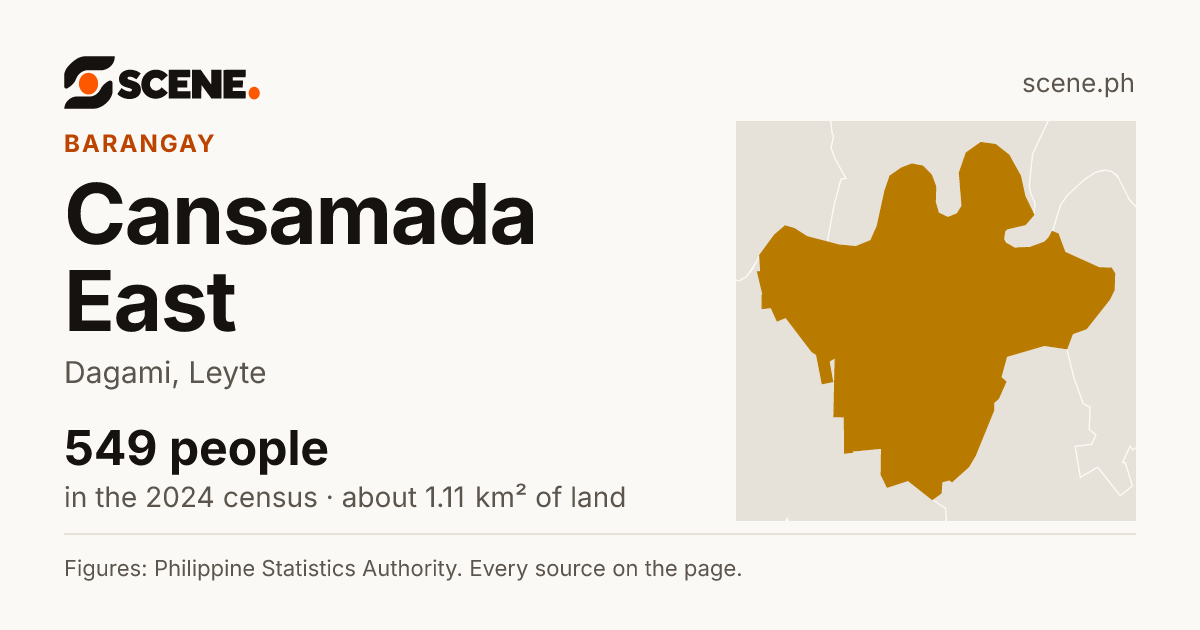 Cansamada East, Dagami, barangay: 549 people in the 2024 census