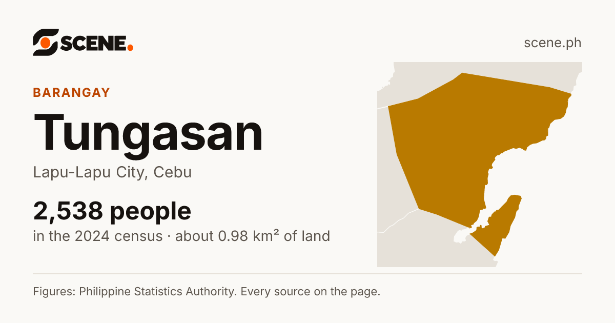 Tungasan, Lapu-Lapu City, barangay: 2,538 people in the 2024 census