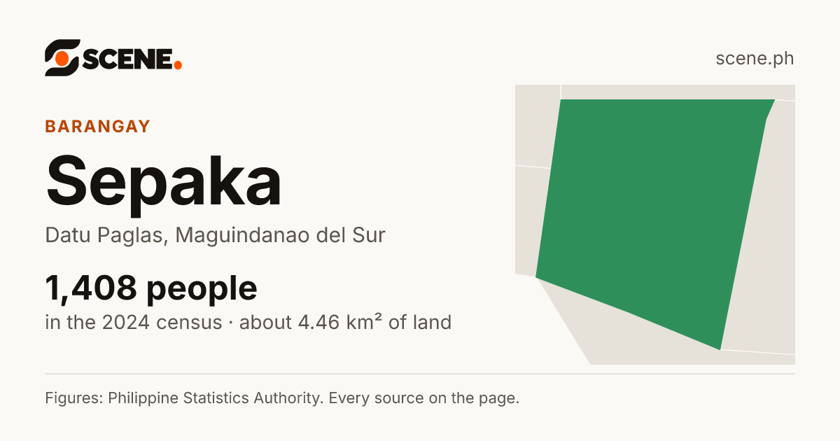 Sepaka, Datu Paglas, barangay: 1,408 people in the 2024 census