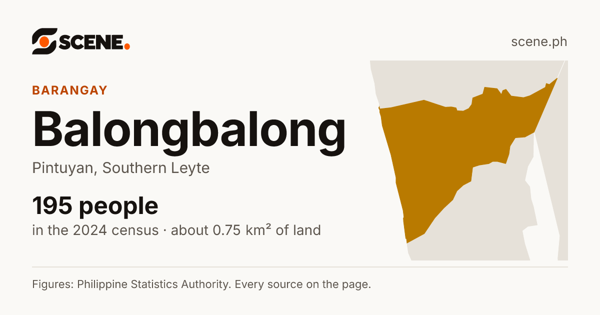 Balongbalong, Pintuyan, barangay: 195 people in the 2024 census