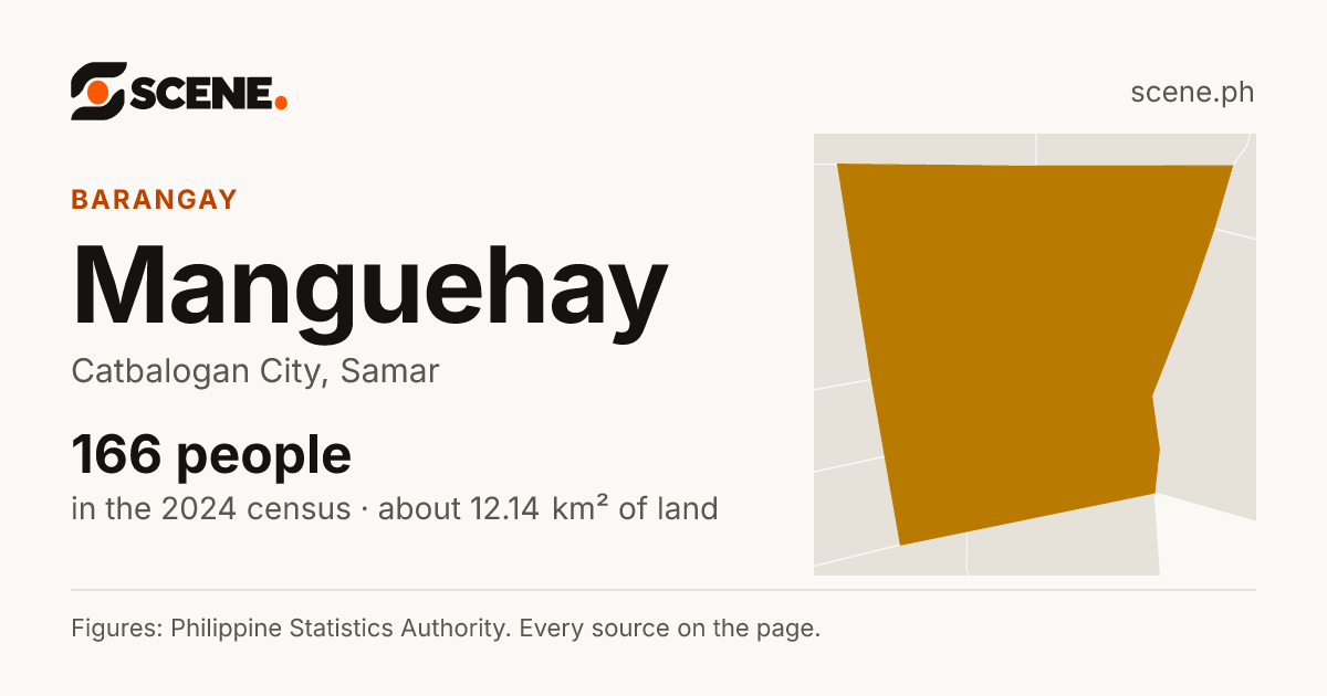 Manguehay, Catbalogan City, barangay: 166 people in the 2024 census