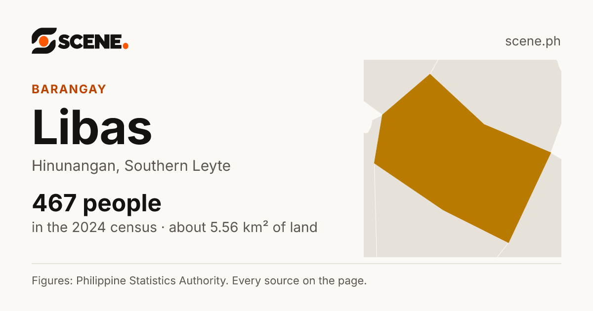 Libas, Hinunangan, barangay: 467 people in the 2024 census