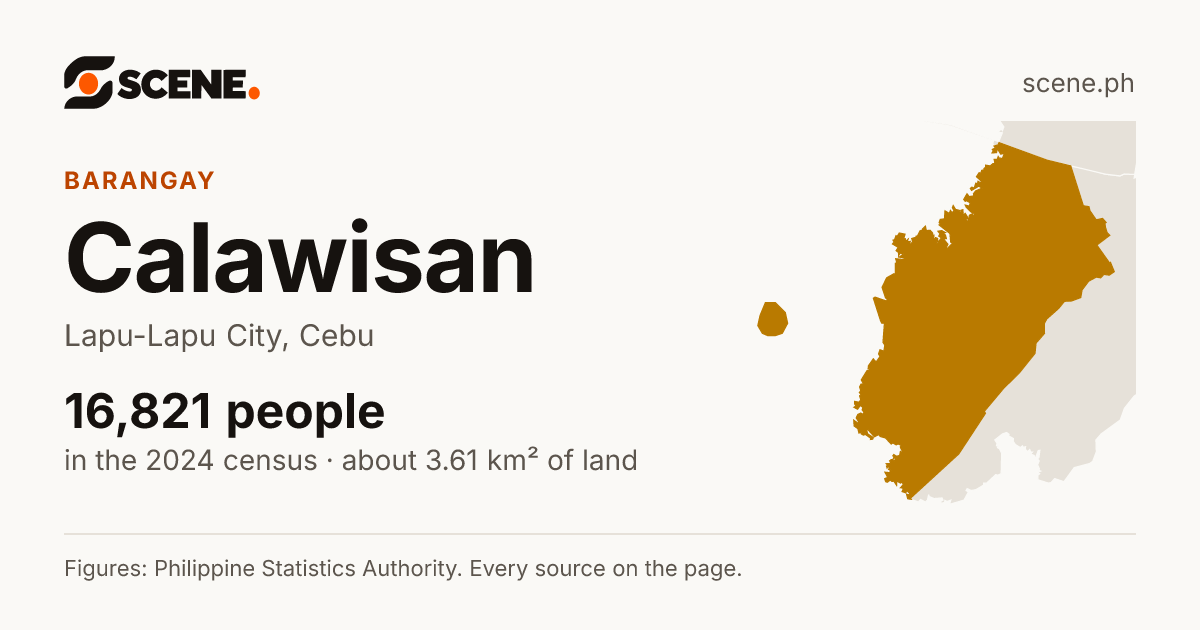 Calawisan, Lapu-Lapu City, barangay: 16,821 people in the 2024 census