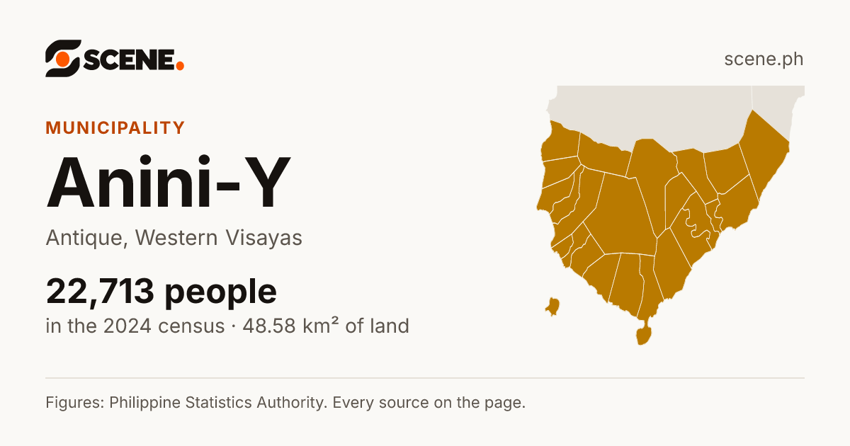 Anini-Y, Antique, municipality: 22,713 people in the 2024 census
