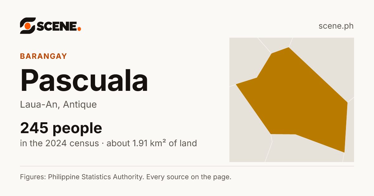 Pascuala, Laua-An, barangay: 245 people in the 2024 census