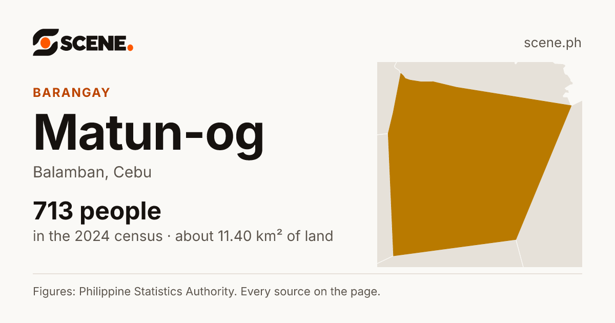Matun-og, Balamban, barangay: 713 people in the 2024 census