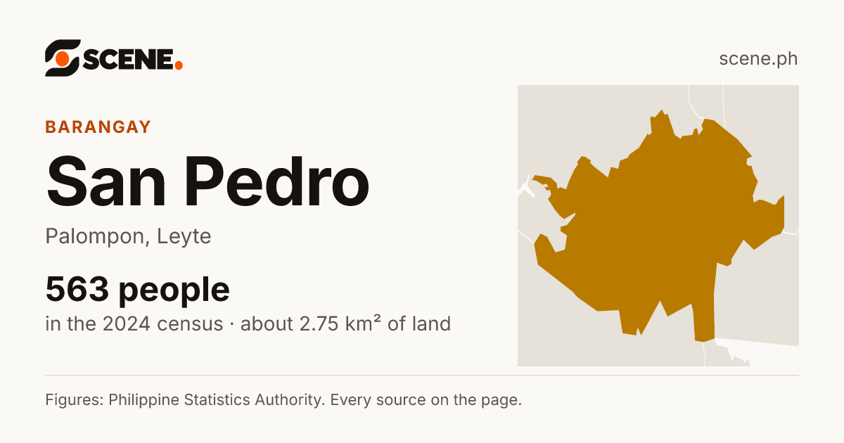 San Pedro, Palompon, barangay: 563 people in the 2024 census