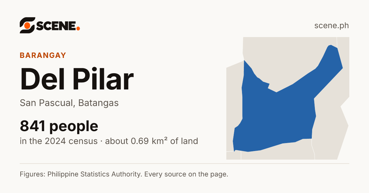 Del Pilar, San Pascual, barangay: 841 people in the 2024 census