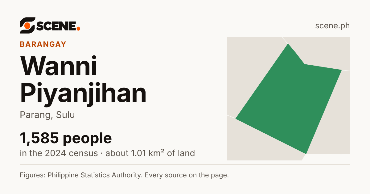 Wanni Piyanjihan, Parang, barangay: 1,585 people in the 2024 census