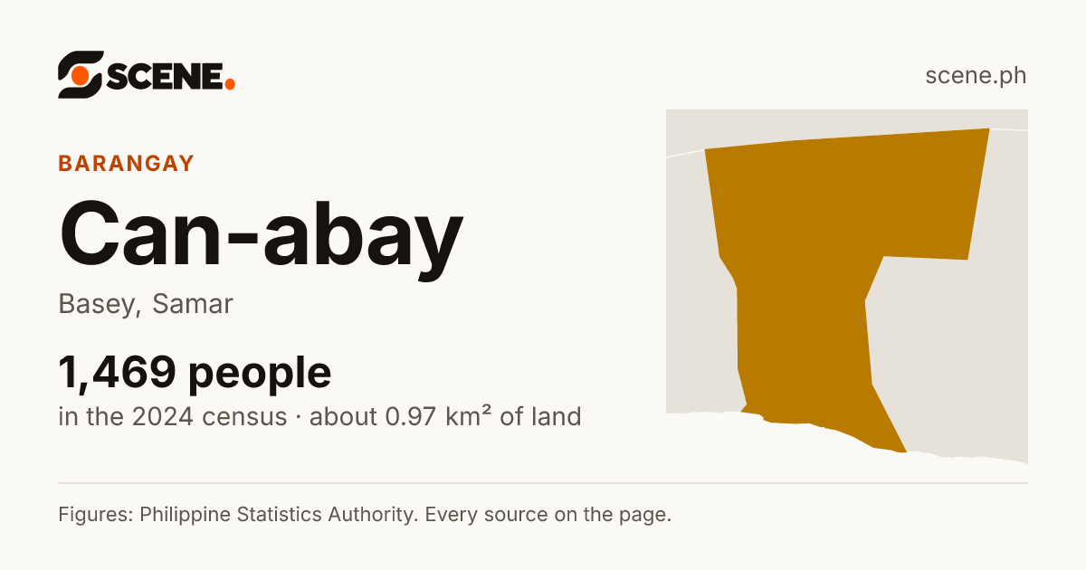 Can-abay, Basey, barangay: 1,469 people in the 2024 census