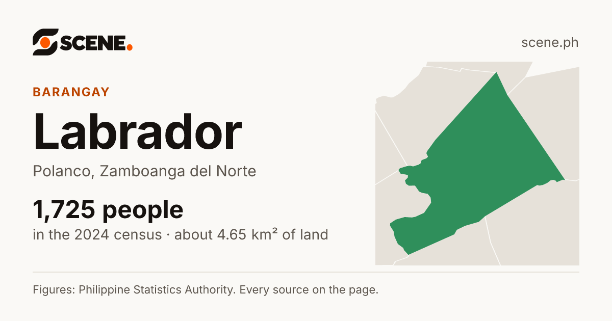 Labrador, Polanco, barangay: 1,725 people in the 2024 census