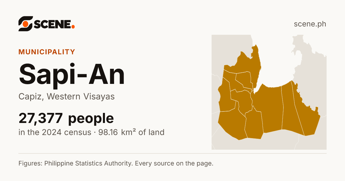 Sapi-An, Capiz, municipality: 27,377 people in the 2024 census