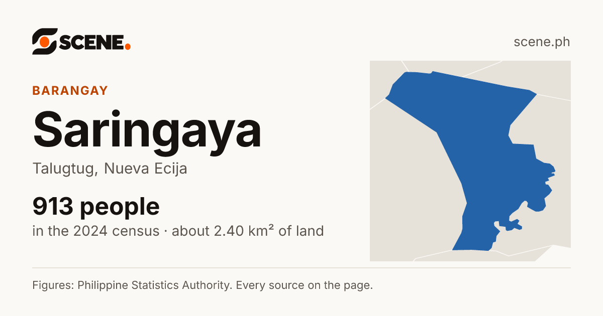 Saringaya, Talugtug, barangay: 913 people in the 2024 census