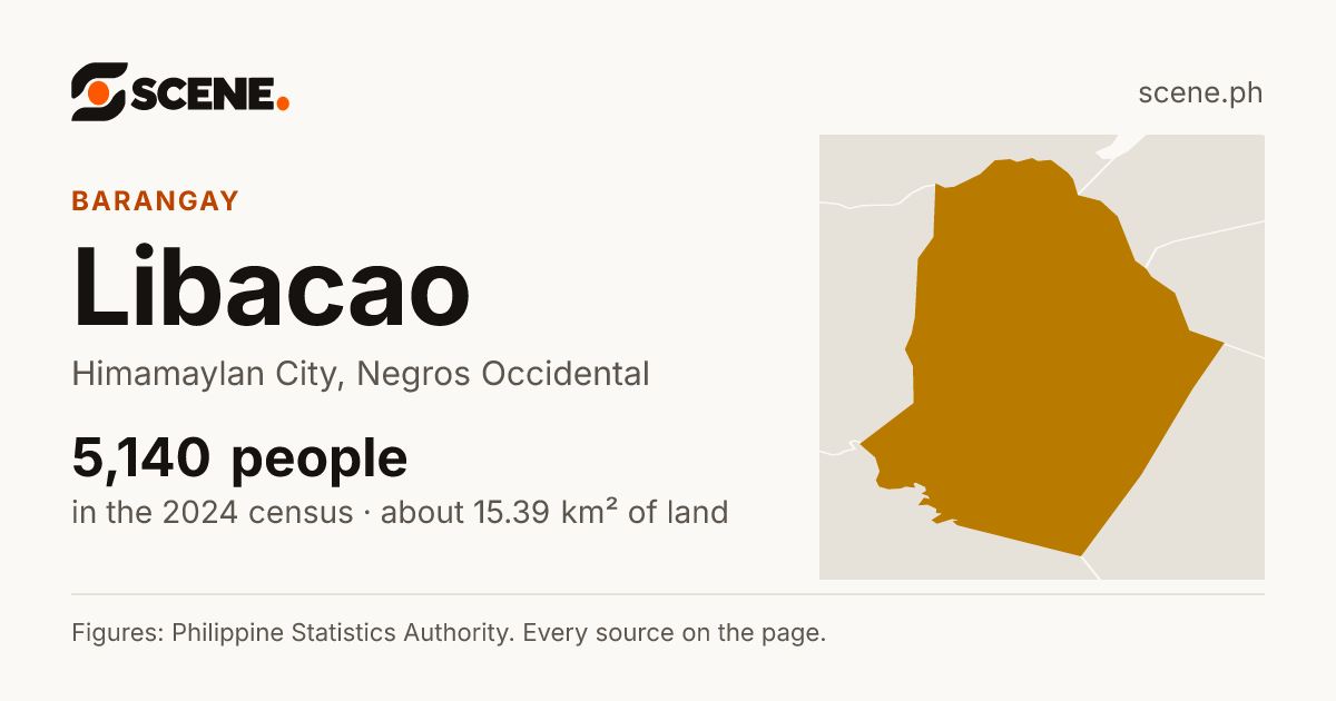 Libacao, Himamaylan City, barangay: 5,140 people in the 2024 census