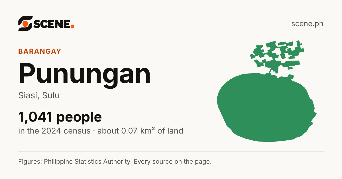 Punungan, Siasi, barangay: 1,041 people in the 2024 census