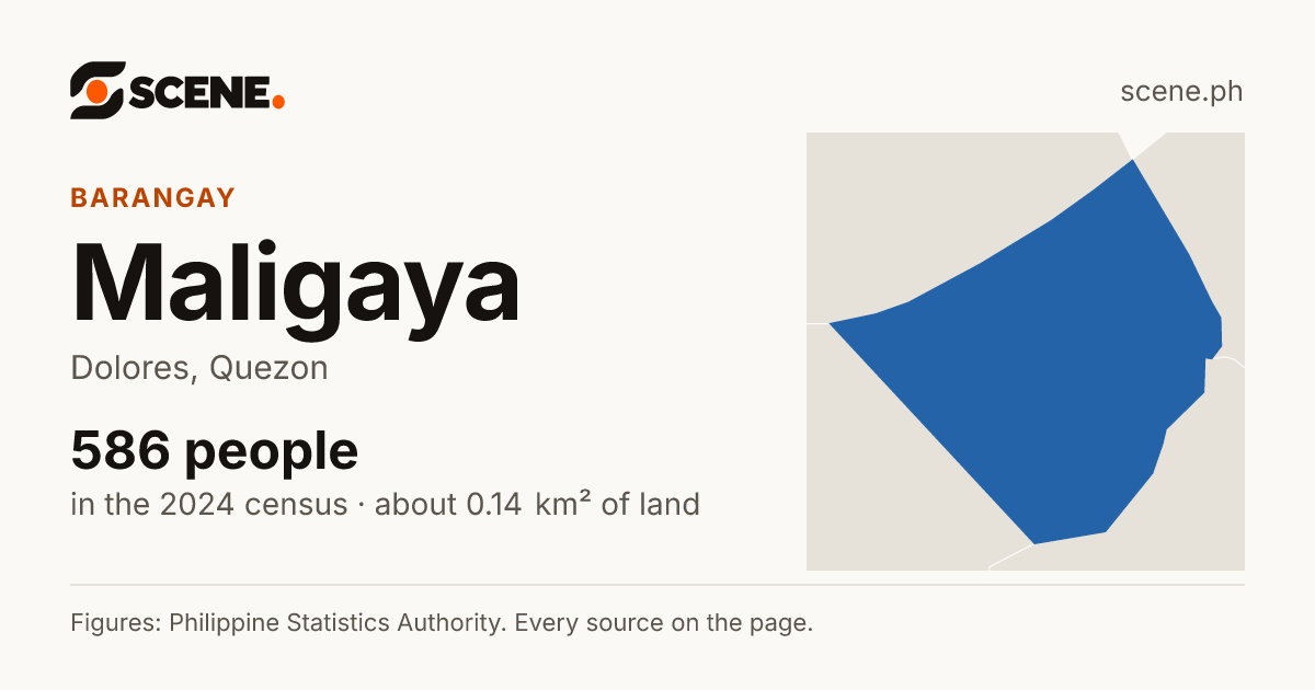 Maligaya, Dolores, barangay: 586 people in the 2024 census