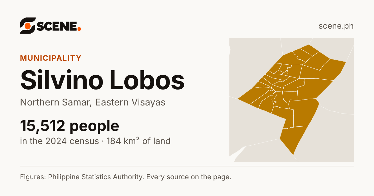 Silvino Lobos, Northern Samar, municipality: 15,512 people in the 2024 census