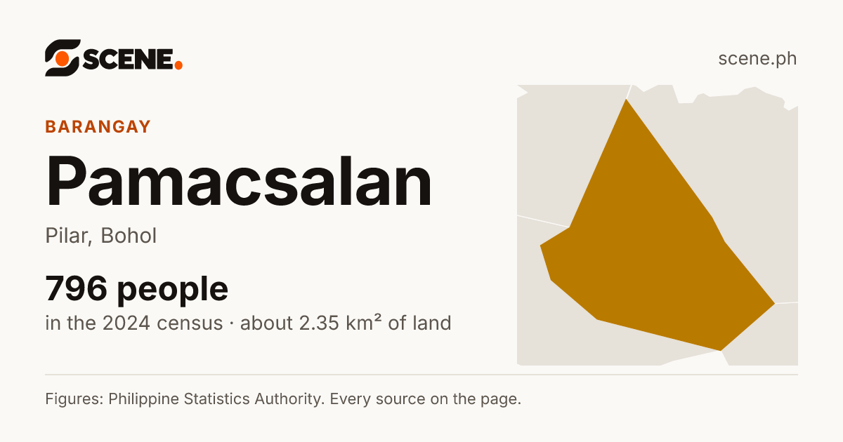 Pamacsalan, Pilar, barangay: 796 people in the 2024 census