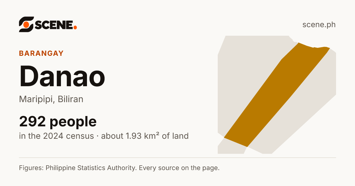 Danao, Maripipi, barangay: 292 people in the 2024 census