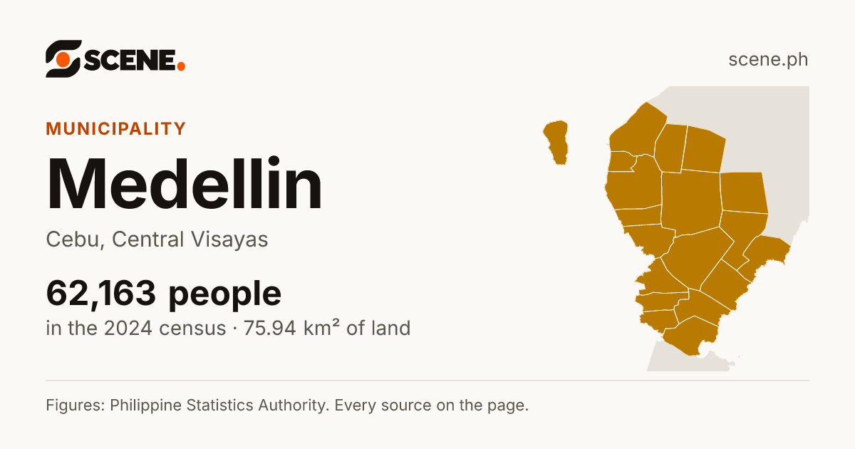 Medellin, Cebu, municipality: 62,163 people in the 2024 census
