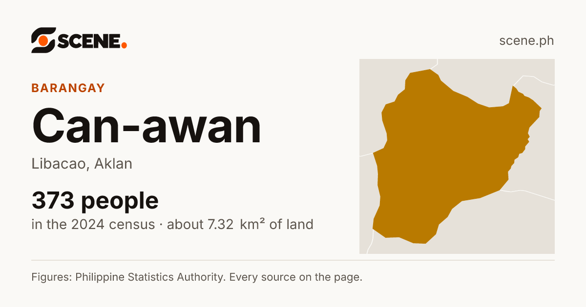 Can-awan, Libacao, barangay: 373 people in the 2024 census