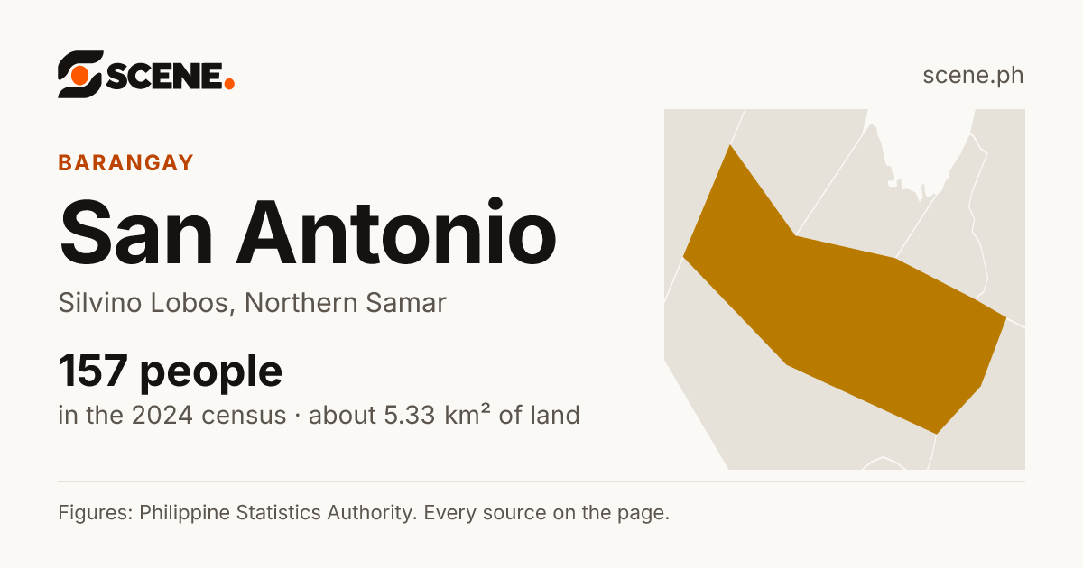 San Antonio, Silvino Lobos, barangay: 157 people in the 2024 census