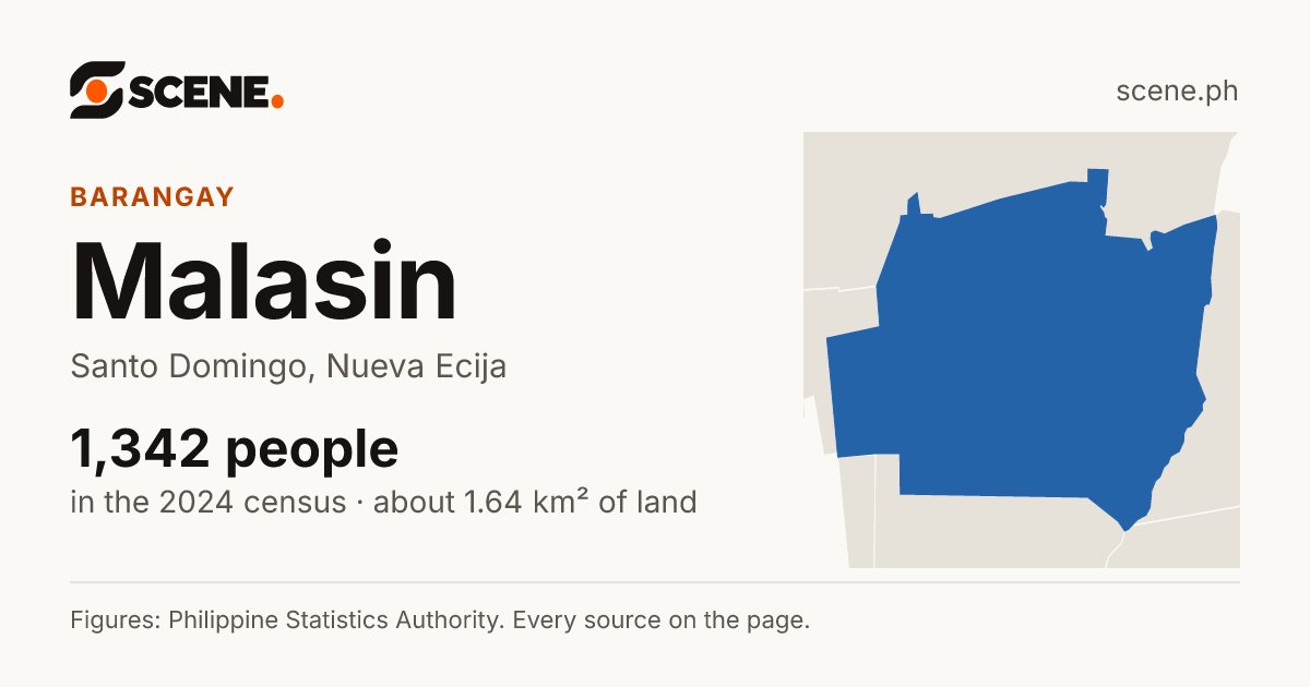 Malasin, Santo Domingo, barangay: 1,342 people in the 2024 census
