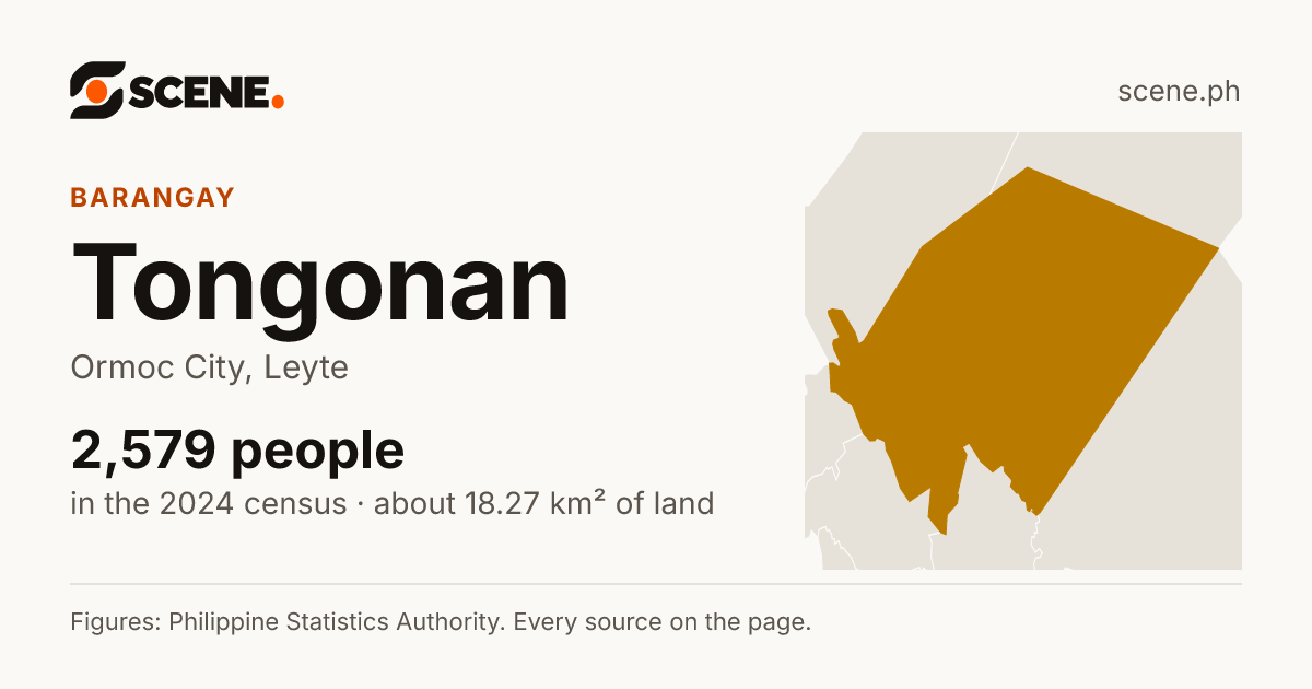 Tongonan, Ormoc City, barangay: 2,579 people in the 2024 census