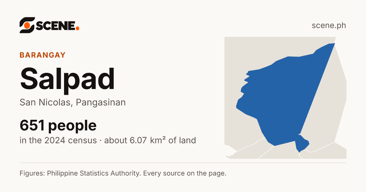 Salpad, San Nicolas, barangay: 651 people in the 2024 census