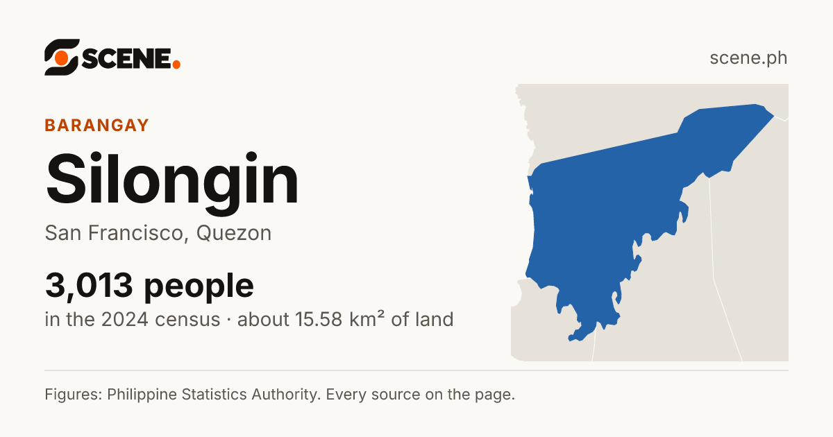 Silongin, San Francisco, barangay: 3,013 people in the 2024 census
