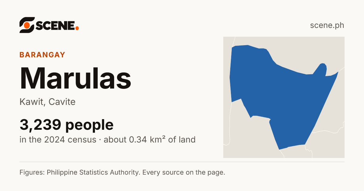 Marulas, Kawit, barangay: 3,239 people in the 2024 census