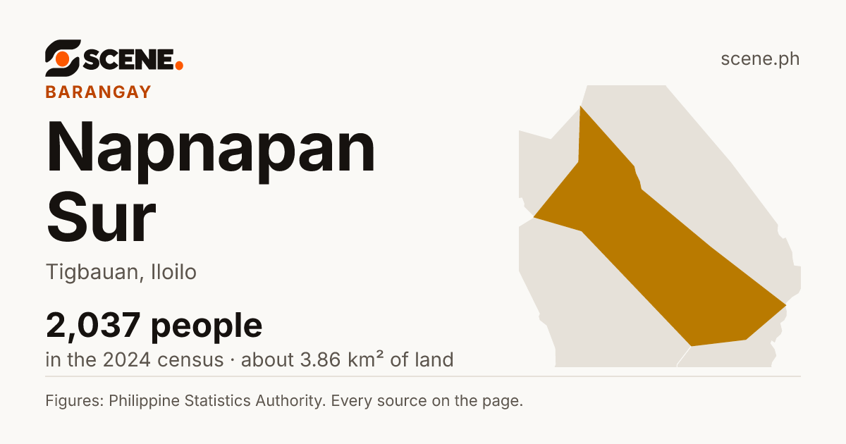 Napnapan Sur, Tigbauan, barangay: 2,037 people in the 2024 census