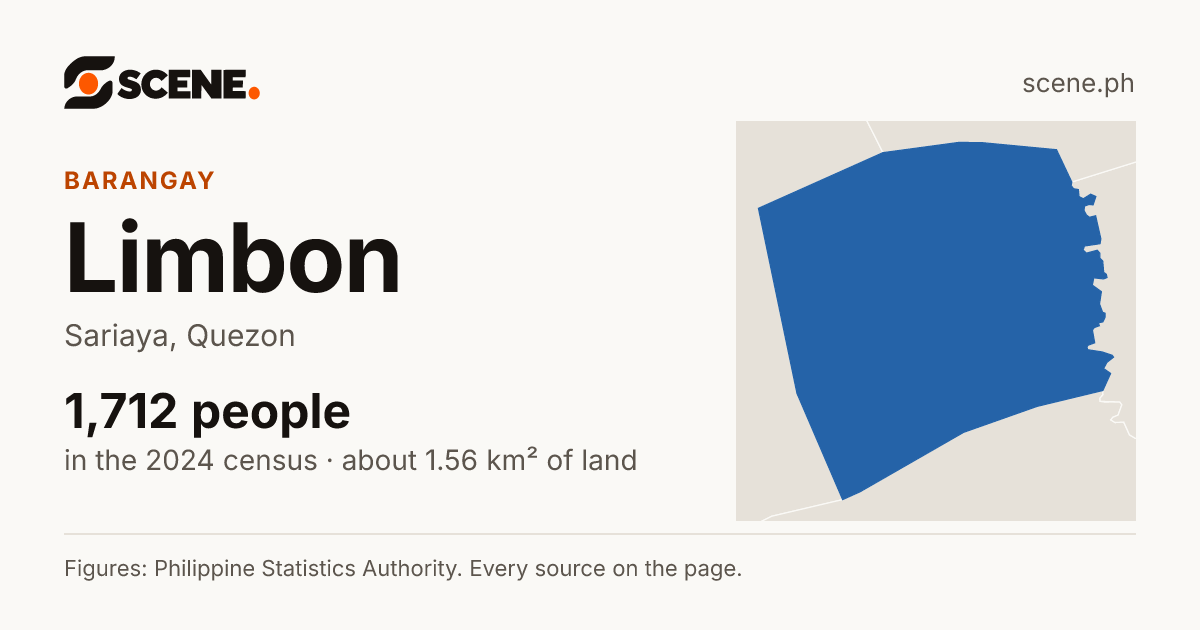 Limbon, Sariaya, barangay: 1,712 people in the 2024 census