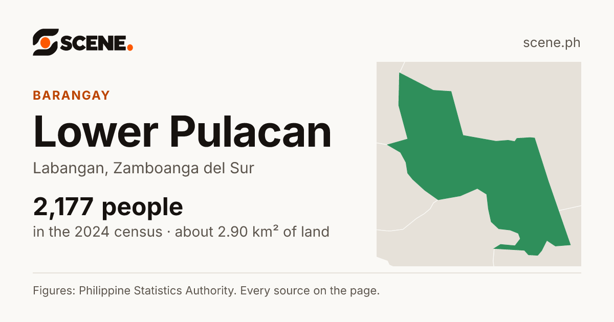 Lower Pulacan, Labangan, barangay: 2,177 people in the 2024 census