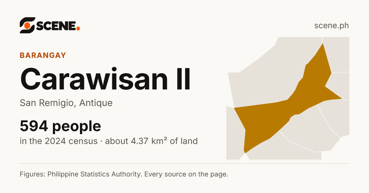 Carawisan II, San Remigio, barangay: 594 people in the 2024 census