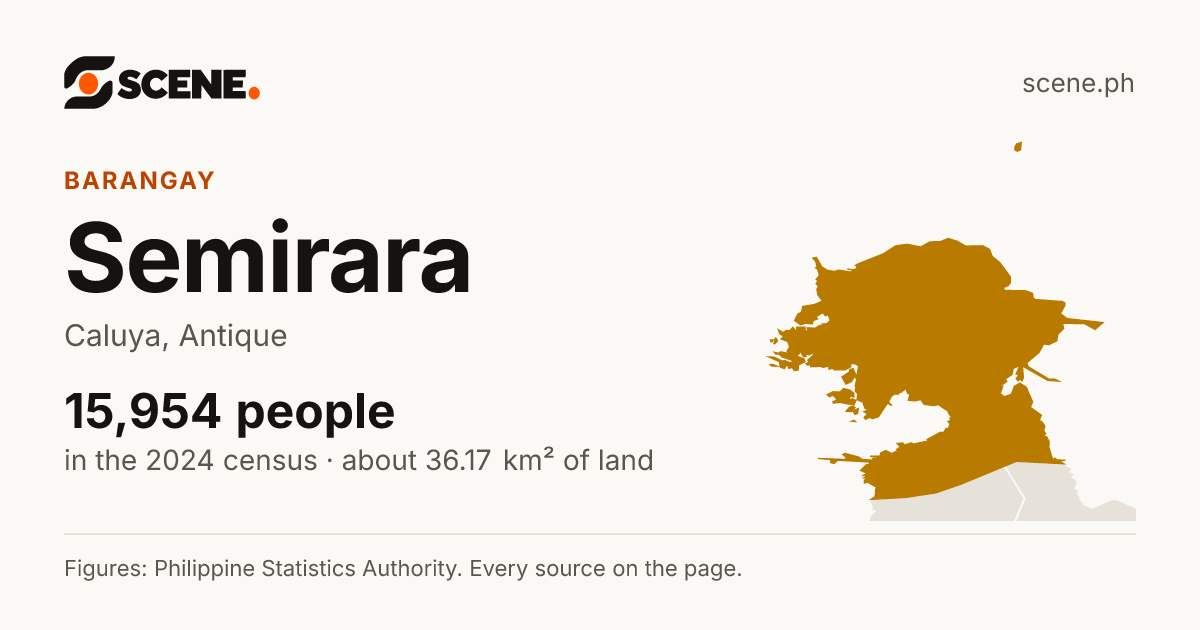 Semirara, Caluya, barangay: 15,954 people in the 2024 census