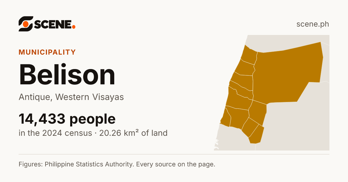 Belison, Antique, municipality: 14,433 people in the 2024 census