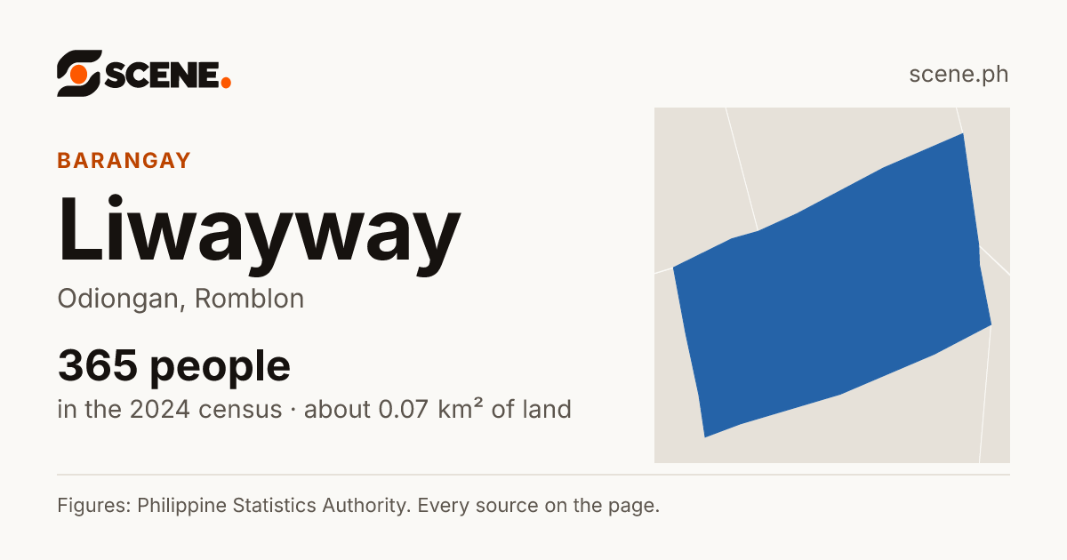 Liwayway, Odiongan, barangay: 365 people in the 2024 census