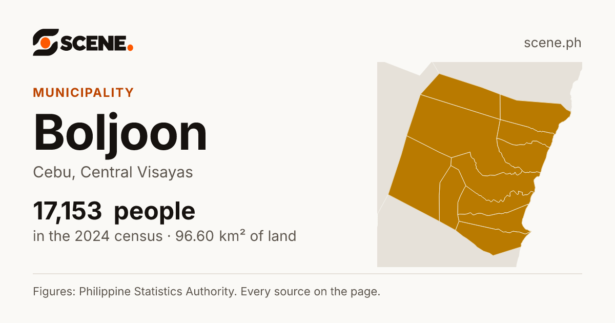Boljoon, Cebu, municipality: 17,153 people in the 2024 census