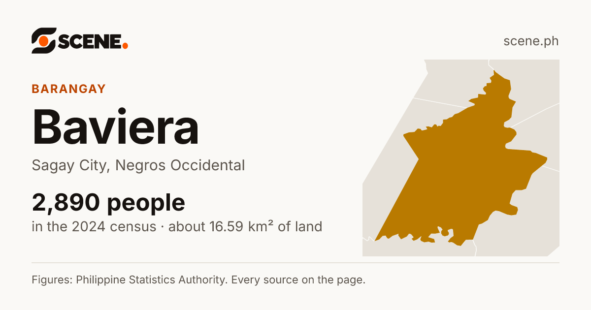 Baviera, Sagay City, barangay: 2,890 people in the 2024 census