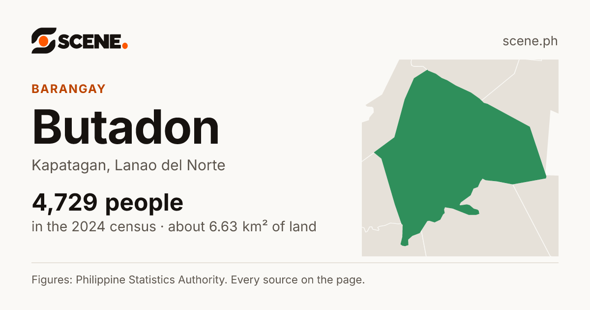 Butadon, Kapatagan, barangay: 4,729 people in the 2024 census