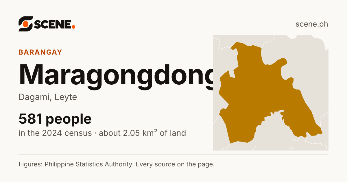 Maragongdong, Dagami, barangay: 581 people in the 2024 census