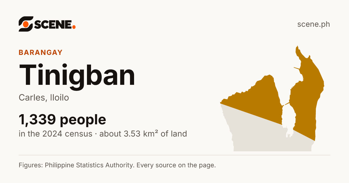 Tinigban, Carles, barangay: 1,339 people in the 2024 census