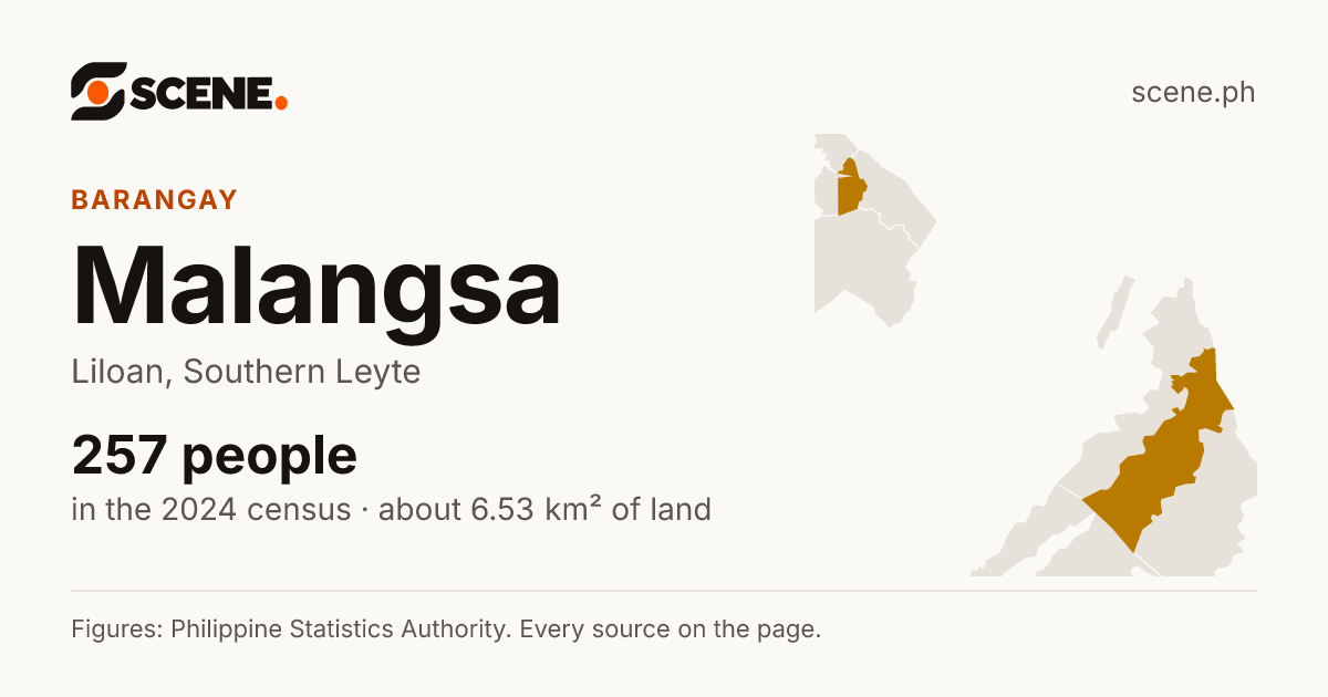 Malangsa, Liloan, barangay: 257 people in the 2024 census