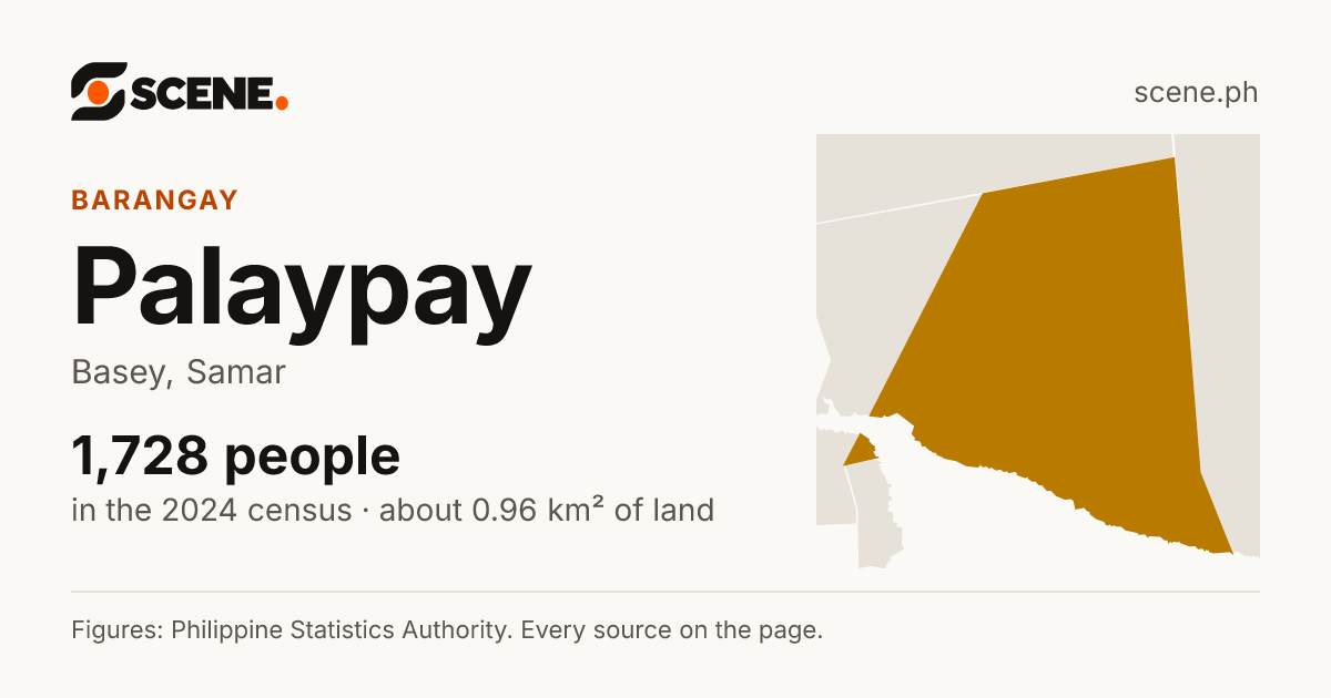 Palaypay, Basey, barangay: 1,728 people in the 2024 census