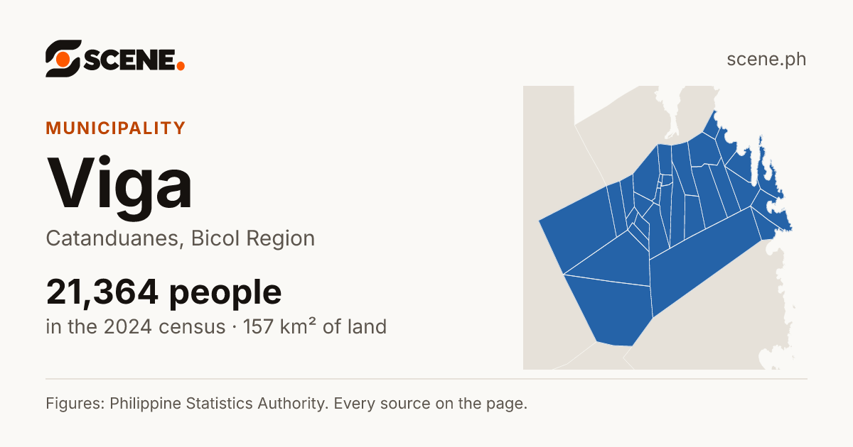 Viga, Catanduanes, municipality: 21,364 people in the 2024 census
