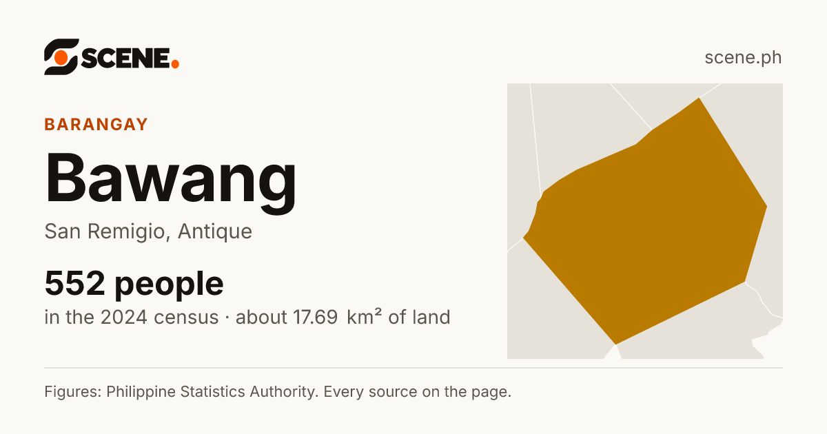 Bawang, San Remigio, barangay: 552 people in the 2024 census