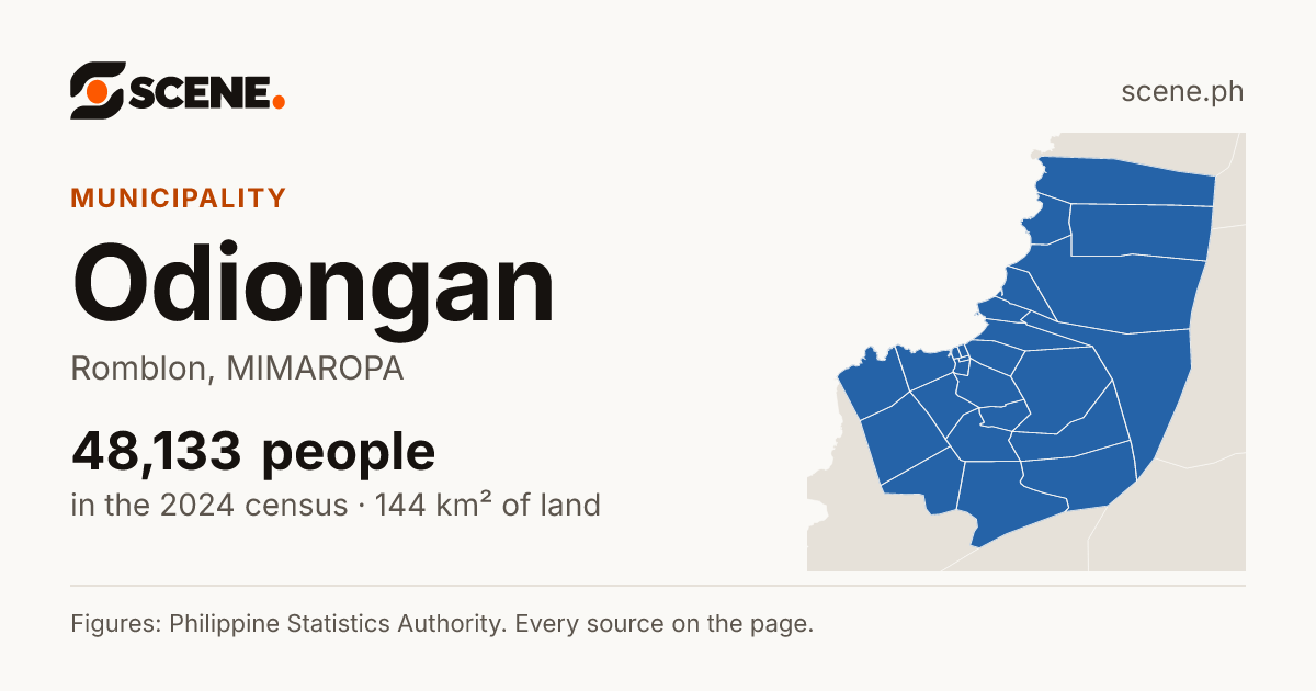 Odiongan, Romblon, municipality: 48,133 people in the 2024 census